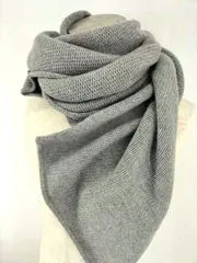 ジルサンダー JIL SANDER ケーブル編み アシンメトリーマフラー メンズ  Uのサムネイル