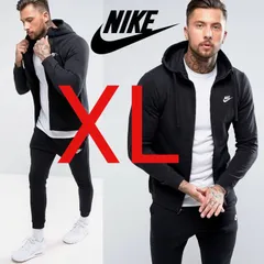 ナイキ フレンチテリー セットアップ ブラック 新品未使用