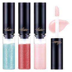 Visee(ヴィセ) エッセンス リッププランパー ミニセット リップグロス 血色感 ふっくらボリュームアップ 保湿 2.8mL×3色 1