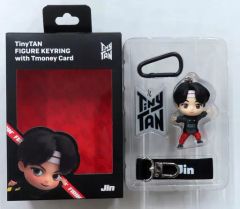 [중고]잡화 진(BTS/방탄소년단) FIGURE KEYRING(피겨 키링) with Tmoney Card [TinyTAN]