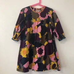 ミナペルホネン キッズ140 troisワンピース美品 mina perhonen(ミナ ペルホネン)｜【Kids】tambourineワンピース