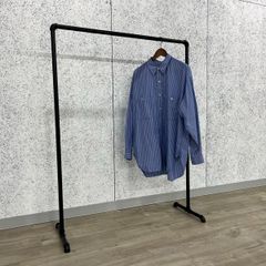 ハンガーラック ガス管 アイアン 黒 パイプ インダストリアル 収納