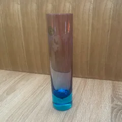花瓶　花器　北一硝子　ガラス　レトロ　昭和レトロ　ヴィンテージ　グラデーション
