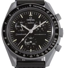 ★未使用！Swatch × OMEGA スウォッチ × オメガ ミッショントゥ ザ ムーン SO33M100 クオーツ メンズ★