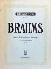 ブラームス 新しい愛の歌ワルツ (ピアノ4手)輸入楽譜 Brahms Neue Liebeslieder-Walzer ブライトコプフ＆ヘルテル/Breitkopf & Hartel 洋書