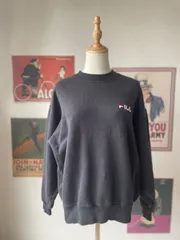 FILA 刺繍 ロゴ スウェット ボックスシルエット