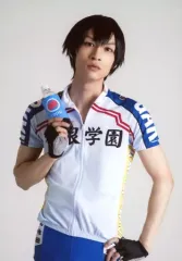 【中古】生写真(男性) 木戸邑弥(荒北靖友)/膝上・ユニフォーム・右手胸・キャラクターショット/舞台『弱虫ペダル』～箱根学園新世代、始動～ブロマイド