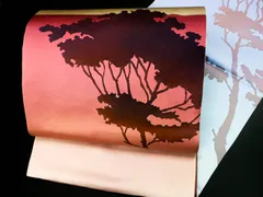 19-36 袋帯 美品！正絹 着物 リバーシブル