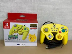 任天堂Switch ホリクラシックコントローラー　ポケットモンスター　サン&ムーン　ピカチュウ　コントローラー