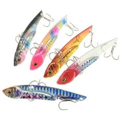 ルアーセット ビッグバッカー80風 メタルバイブ 5個セット 鉄板 バイブ