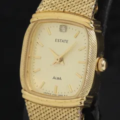 【希少新品電池】SEIKO ALBA 腕時計　レディース　v401-0860 希少新品電池】SEIKO ALBA 腕時計 レディース v401-0860 - メルカリ