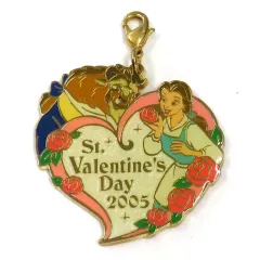 【中古】雑貨 ベル＆野獣(バレンタイン2005) ファスナートップ 「美女と野獣」 東京ディズニーランド限定来場者配布品