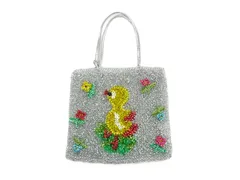 ANTEPRIMA × FEILER スクエア ラージ シルバー トートバッグ ワイヤー 定9.4万 HEIDI ハイジ 限定 アヒル