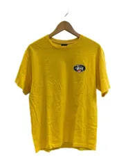 ステューシー STUSSY 90s 90's 90年代 OLD STUSSY オールド 紺タグ USA製 クラウンプリント ヴィンテージ Tシャツ イエロー Lサイズ 101MT-5014