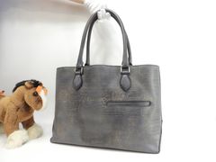 希少 BERLUTI ベルルッティ トゥジュール ミニ スクリット グレー