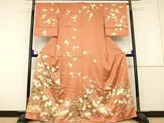 吉澤友禅 十日町友禅 訪問着 仮絵羽 未仕立て品 金駒 金彩 八掛付き 正絹 楽天市場】仮絵羽 訪問着 『吉澤織物』 友禅 霞に古典花