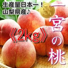 《クール便》産地直送 山梨県産 一宮の桃 約2kg（5個〜7個）高級もも お中元 ギフト さだピーチファーム 甘い桃 もも モモ やまなしの桃 フルーツ 御中元 贈り物 贈答品 笛吹市一宮町 日川白鳳 浅間白桃 なつっこ 水蜜 さちあかね 他