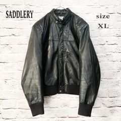 エイプリル77コーティングシングルライダースブルゾンDEMONメンバーズ 