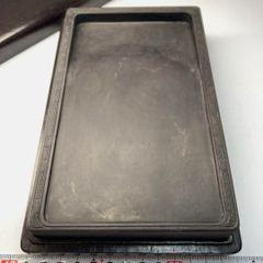時代 煎茶道具 唐木 黒檀 煎茶盆 菓子盆（隅切） - メルカリ