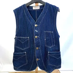 フリーホイーラーズ Westing house デニム ベスト 中古 42 フリーホイーラーズ Westing house デニム ベスト 中古 42