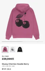 STUSSY(ステューシー) チェリー フード付きTシャツ L