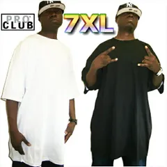 7XLサイズページ pro club《プロクラブ》コンフォート半袖無地Tシャツ