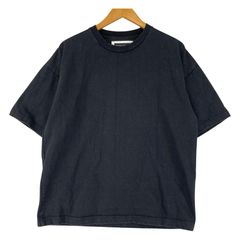 MAISON SPECIAL メゾン スペシャル クルーネック半袖Ｔシャツ size0/ブラック