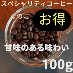 【送料無料】自家焙煎スペシャリティコーヒー　＜コスタリカ　ホワイトハニー（100g）＞