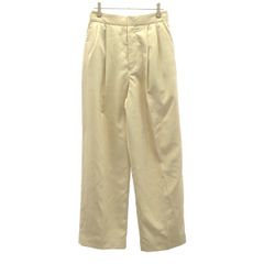 MANOF マノフ WAIST CLOTH SATIN PANTS ウエストクロスサテンパンツ 87110-7142 アイボリー Sのサムネイル