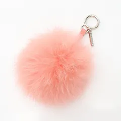 フェンディ FENDI チャーム ピンク レザー ファーチャーム レディース Used Aのサムネイル