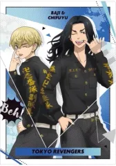 【中古】クリアファイル 場地圭介＆松野千冬 A4シングルクリアファイル Beh 「東京リベンジャーズ」