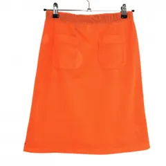 【新品】ヘンリークラブ スカート 蛍光オレンジ メッシュ生地 ストレッチ 吸水速乾 レディース 40(M) ゴルフウェア HENRY Clubのサムネイル