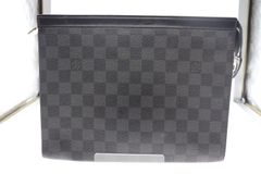 【美品】LOUIS VITTON　ヴォワヤージュMM　N41696　ダミエ　グラフィット　セカンドバッグ