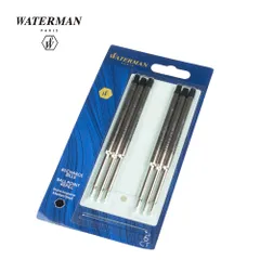 ウォーターマン ボールペン替芯 WATERMAN ブラック M 中字 1.0mm 2139455 6本セット
