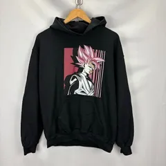 ドラゴンボール超 スーパーサイヤ人ロゼ プリント　パーカー裏起毛　サイズM　0590708　851