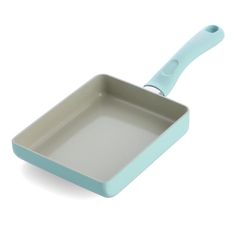 【迅速発送】グリーンパン(Greenpan) グリーンシェフ 卵焼き器 エッグパン IH 対応 セラミック加工 内外面こびり付きにくくてお手入れ簡単 有害物質不使用 アースカラー ミントグリーン