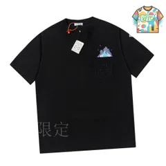 【今日特価】Loewe 25ss ファイヤーポケット刺繍 T シャツ-1