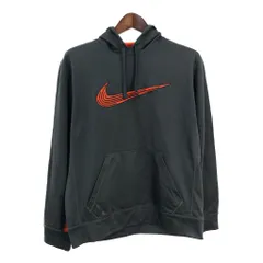 NIKE ナイキ THERMA-FIT パーカー スポーツ グレー (メンズ M) 中古 古着 S4454