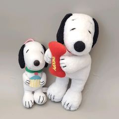 SP5　スヌーピー　マグネット　ぬいぐるみ　ミニサイズ　キーホルダー　2個セット