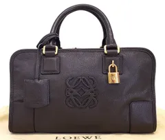 2023年最新】ロエベ LOEWE ハンドバッグ アマソナ ブラウン×ダーク