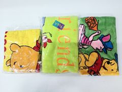 DISNEY/ディズニー　プーさん　大判タオルケット【中古品】