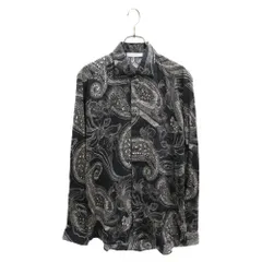 ETRO (エトロ) コットンペイズリー 総柄 ドレス 長袖シャツ ブラック 161-1K430-4839のサムネイル