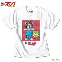 ドクタースランプ アラレちゃん Ｔシャツ 半袖 プリント ガッちゃん メンズ レディース ユニセックス ペアルック アニメ ホワイト 白 キャラクター 可愛い ペアルック ダンス オシャレ OTAKU バースデープレゼント 誕生日プレゼント ギフト ギフト