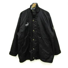 プーマ ベンチコート スポーツウエア アウター フードなし レディース Mサイズ ブラック PUMA 【中古】