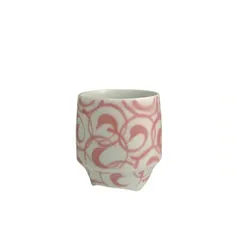 KIHARA 香酒盃  紅巻紋 (L) + 専用化粧箱 (L-117) フリーカップ 本酒グラス  湯呑み 焼酎 プレゼント