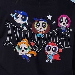 NEWJEANS LINE POPUP STORE the powerpuff girls ×NJ バニーズ Tシャツ ブラック Mサイズ XLサイズ