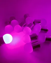 デコトラ屋  正規品 高輝度 S25 BA15S 24Vトラック専用 平行ピン サイドマーカー バスマーカー ナマズ デコトラ レトロ LEDバルブ 球 10個SET Aタイプ