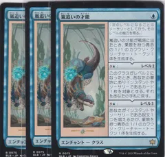MTG 嵐追いの才能　日本語　foil 4枚セット 嵐追いの才能 日本語4枚セット 嵐追いの才能 4枚セット