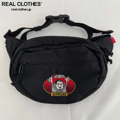 Supreme 2017s シュプリーム ボディバッグ ウェストバッグ シュプリーム SUPREME ウエストバッグ ボディバッグ 黒 レザー
