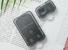 【iPhone15pro/15promax/16pro/16promaxカメラレンズ保護フィルム】カバー